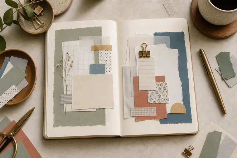 Paper layering example from the Tiny Systems Co. guide collection
